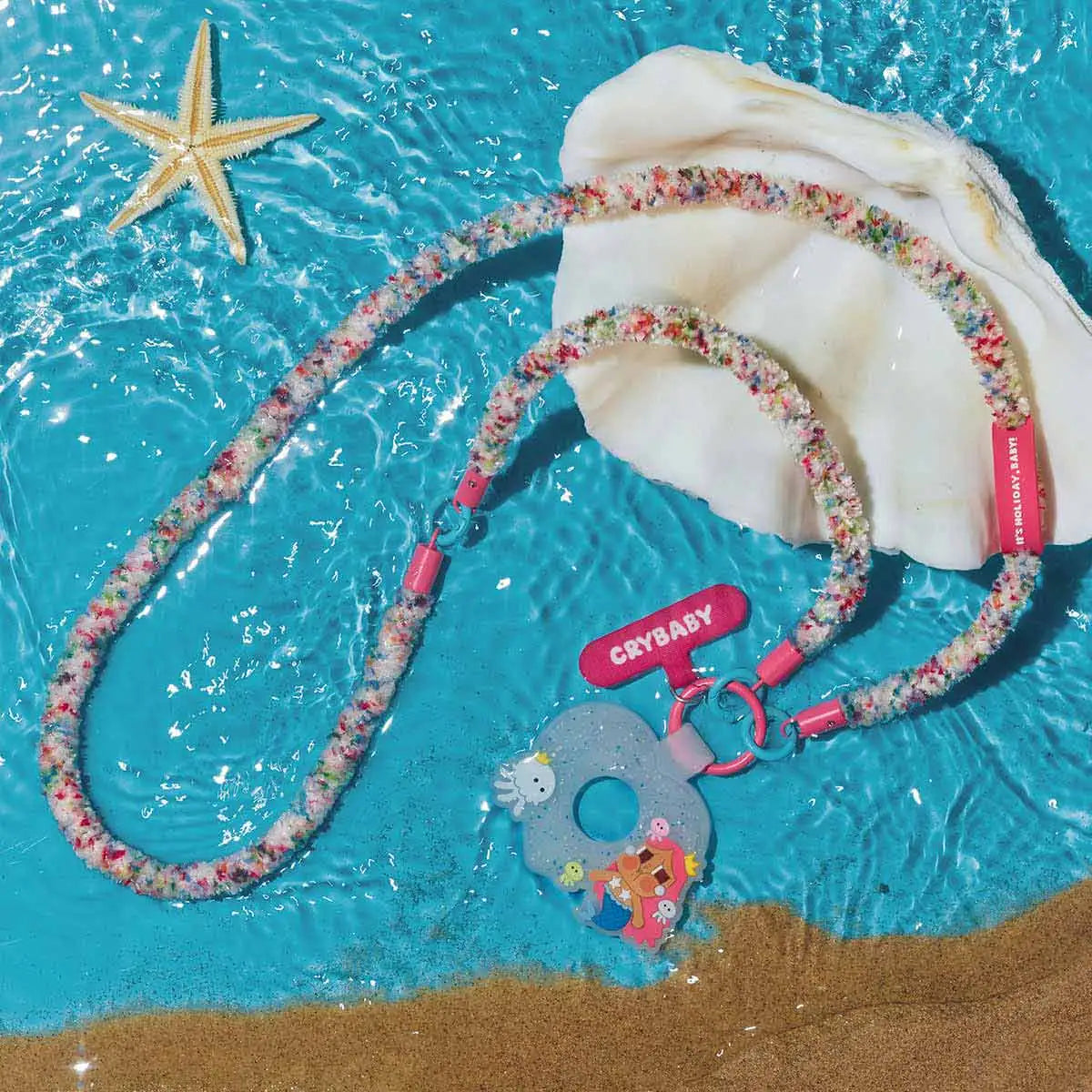 Crybaby Vacation Mode On Long Lanyard